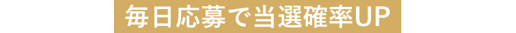 毎日応募で当選確率UP